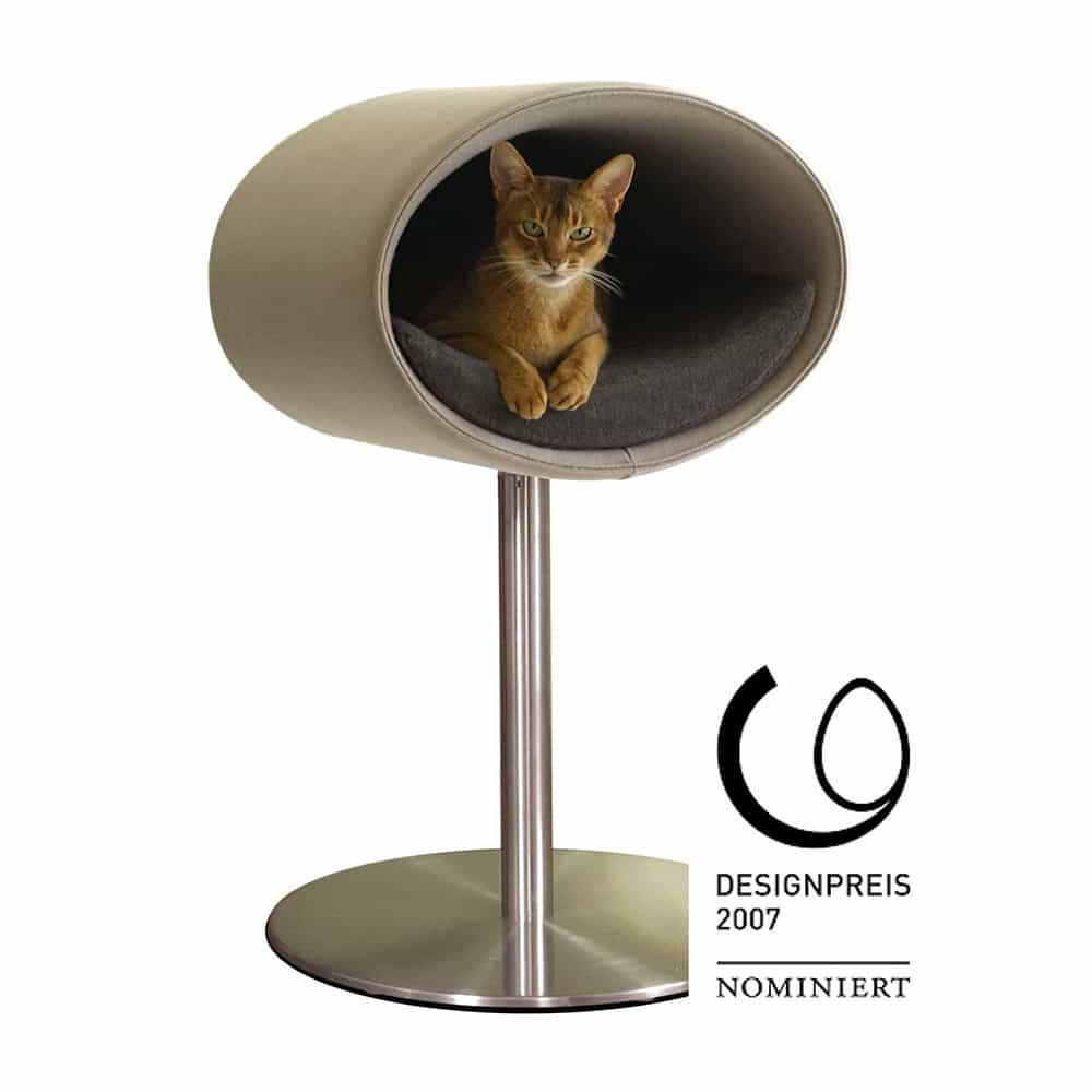 Il letto per gatti di pet-interiors riceve il premio di design della Repubblica Federale di Germania